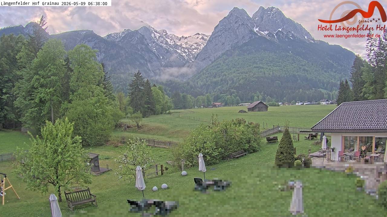 Archiv Foto Webcam Zugspitzdorf Grainau: Längenfelder Hof