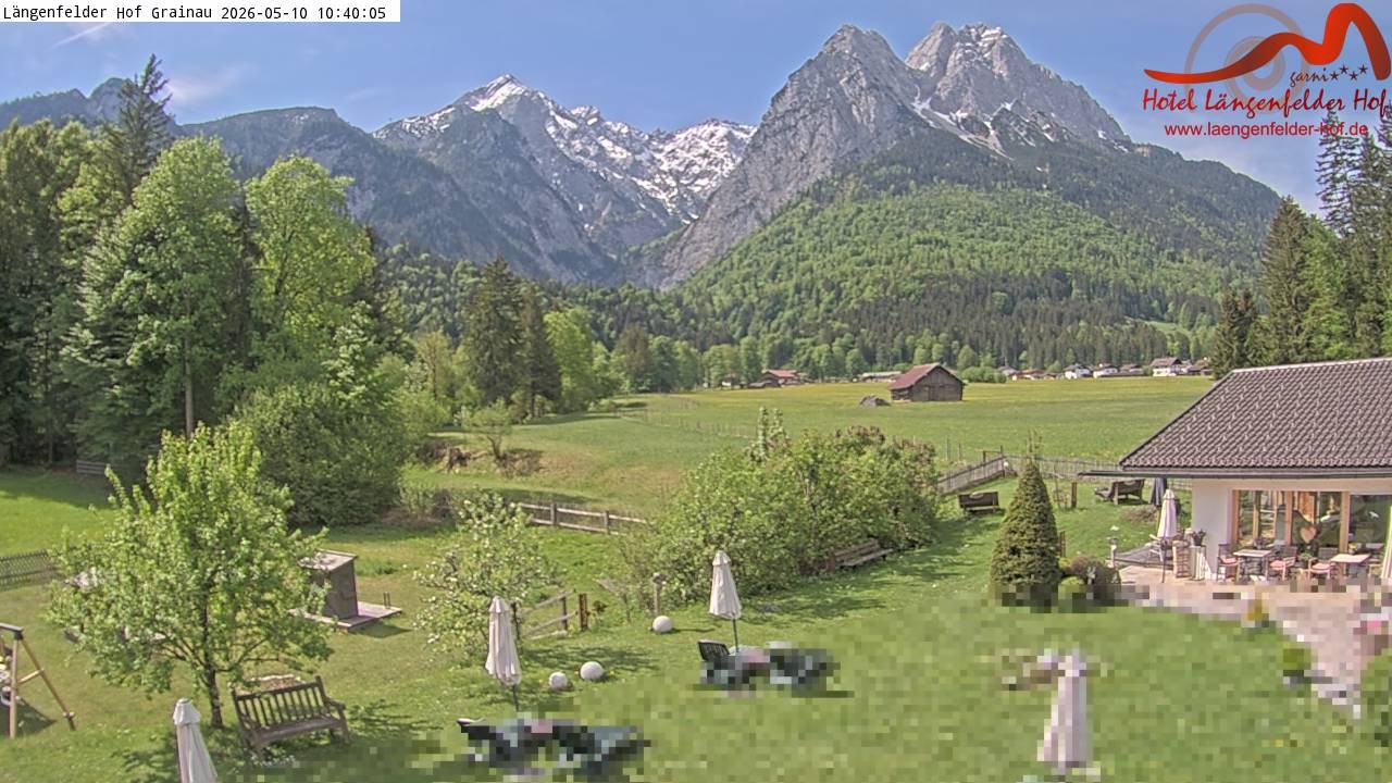 Archiv Foto Webcam Zugspitzdorf Grainau: Längenfelder Hof