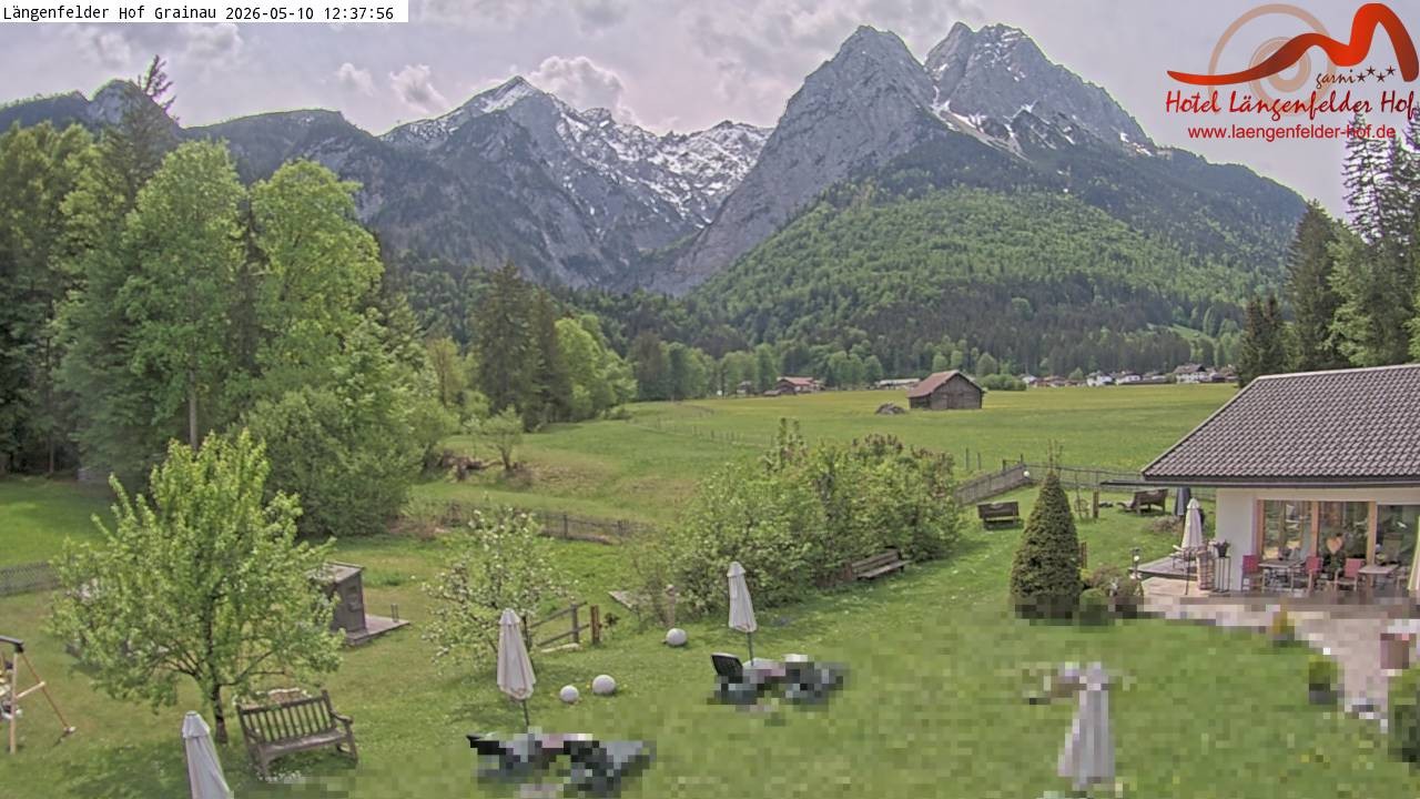 Archiv Foto Webcam Zugspitzdorf Grainau: Längenfelder Hof