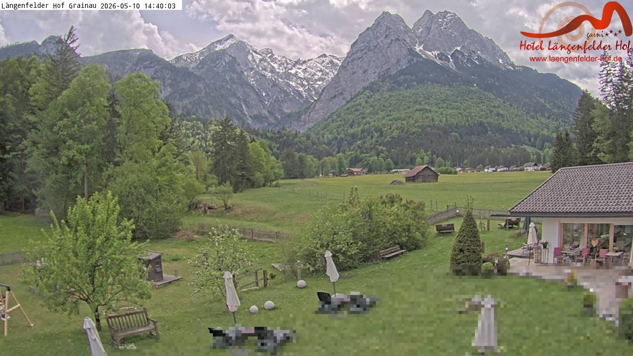 Archiv Foto Webcam Zugspitzdorf Grainau: Längenfelder Hof