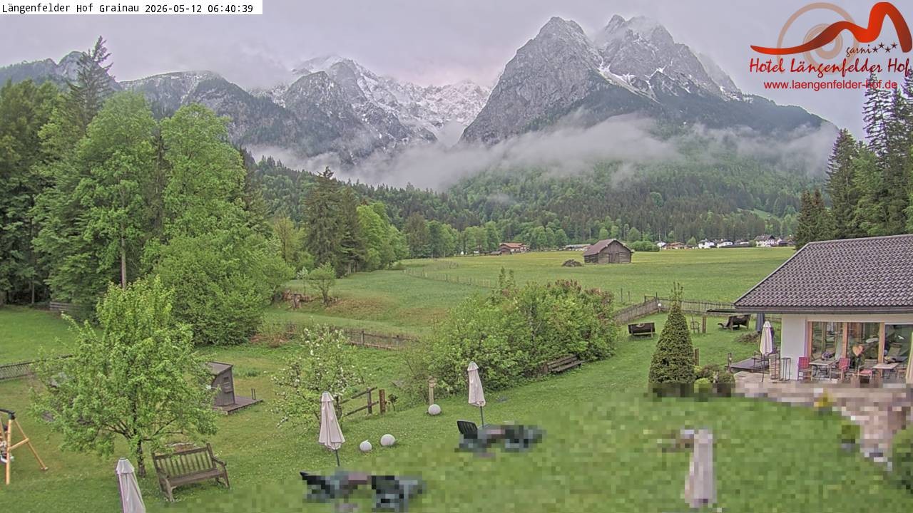 Archiv Foto Webcam Zugspitzdorf Grainau: Längenfelder Hof