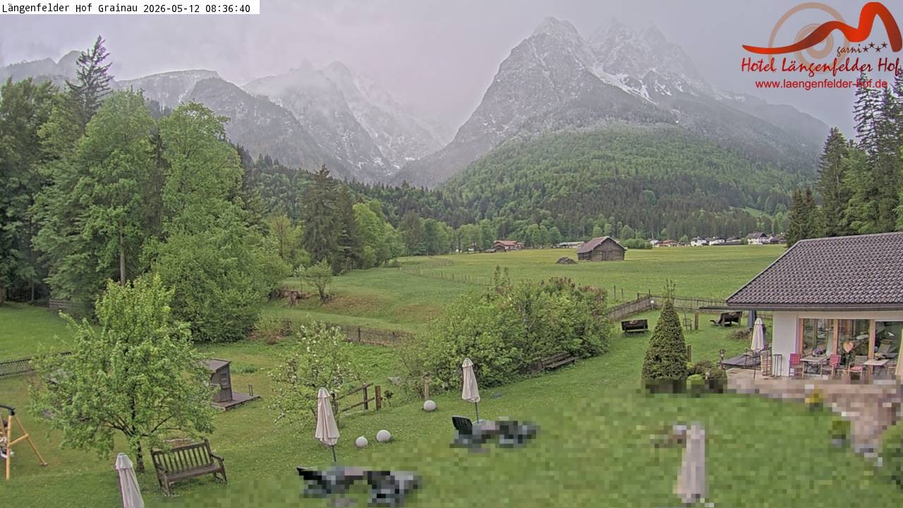 Archiv Foto Webcam Zugspitzdorf Grainau: Längenfelder Hof