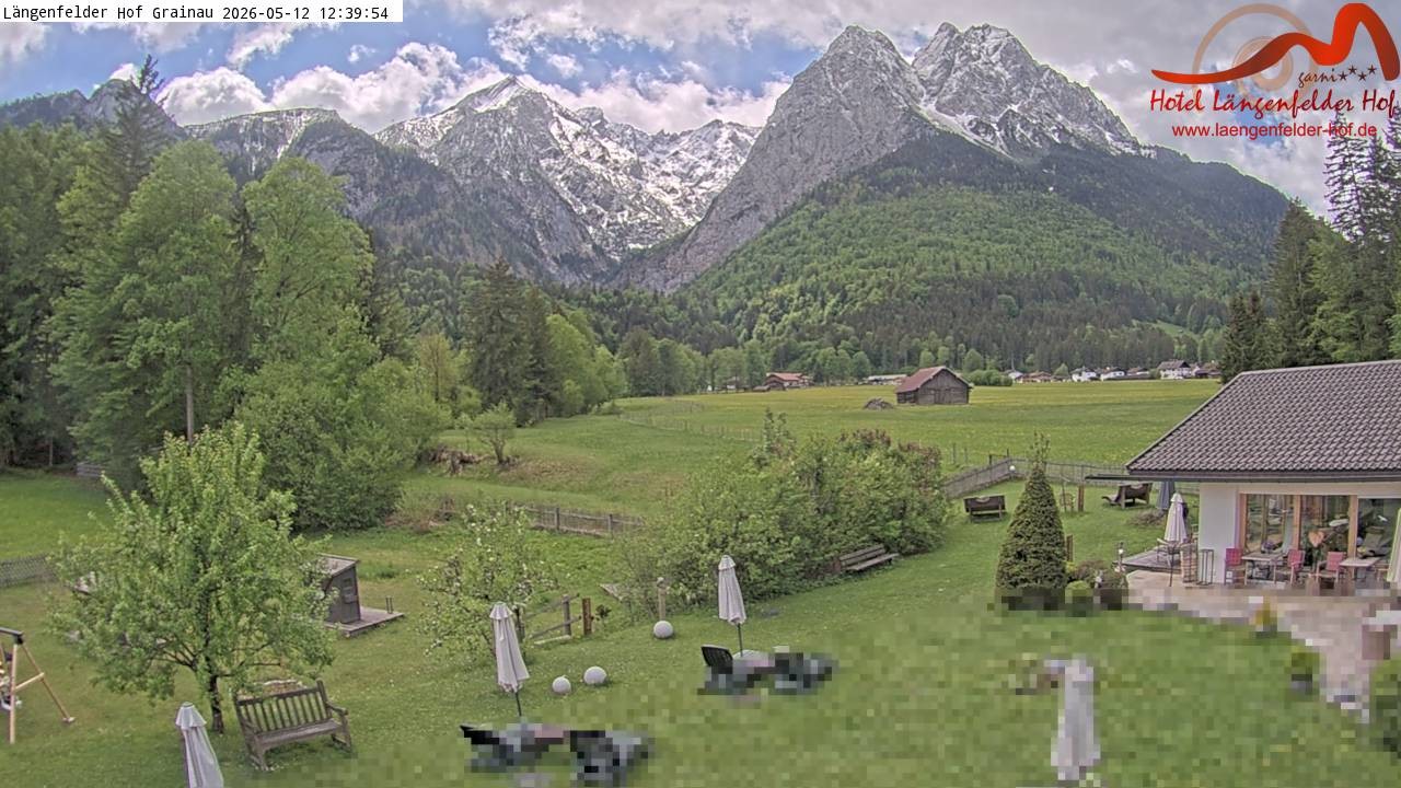 Archiv Foto Webcam Zugspitzdorf Grainau: Längenfelder Hof