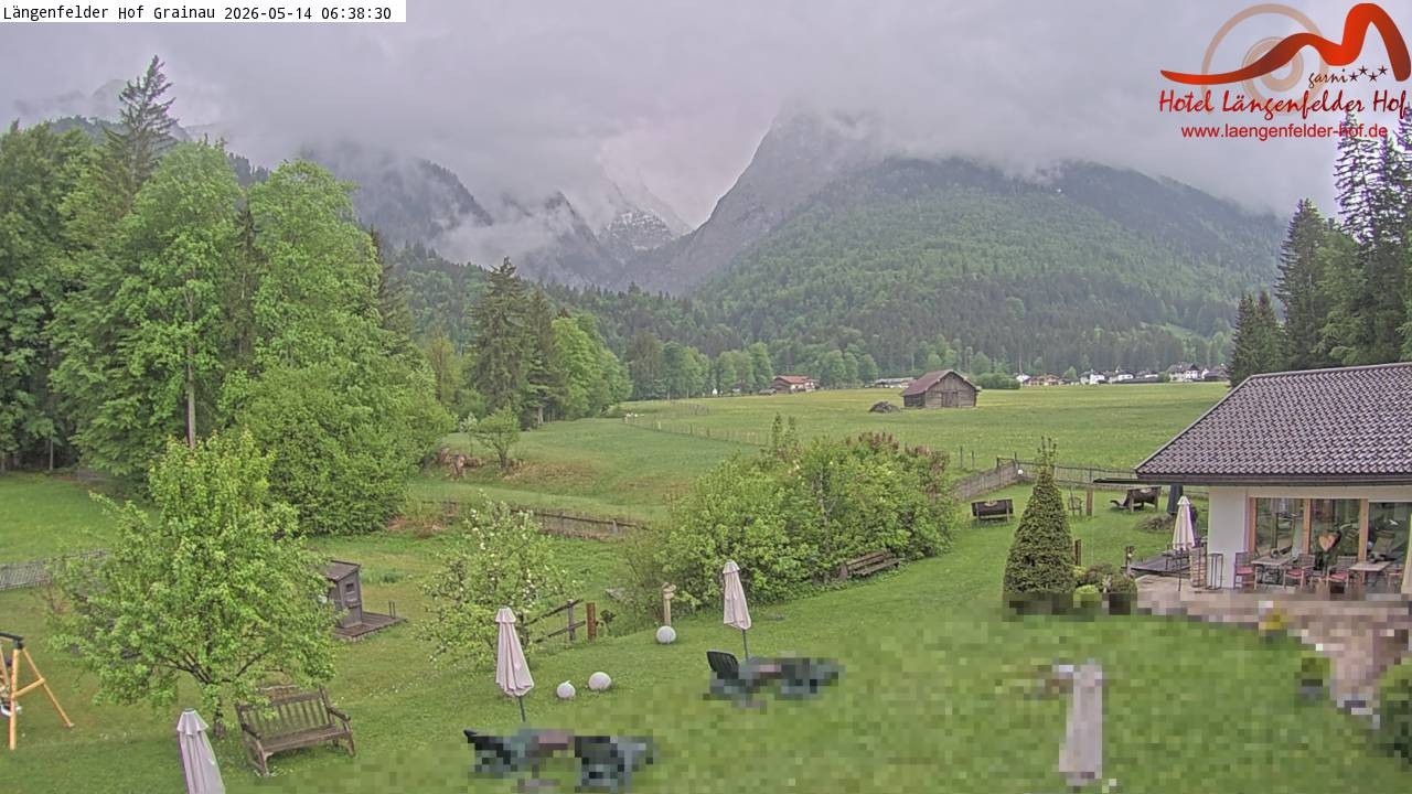 Archiv Foto Webcam Zugspitzdorf Grainau: Längenfelder Hof