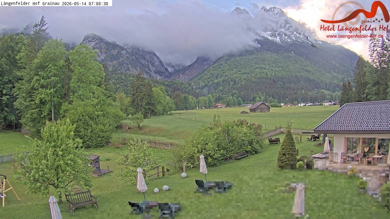 Archiv Foto Webcam Zugspitzdorf Grainau: Längenfelder Hof