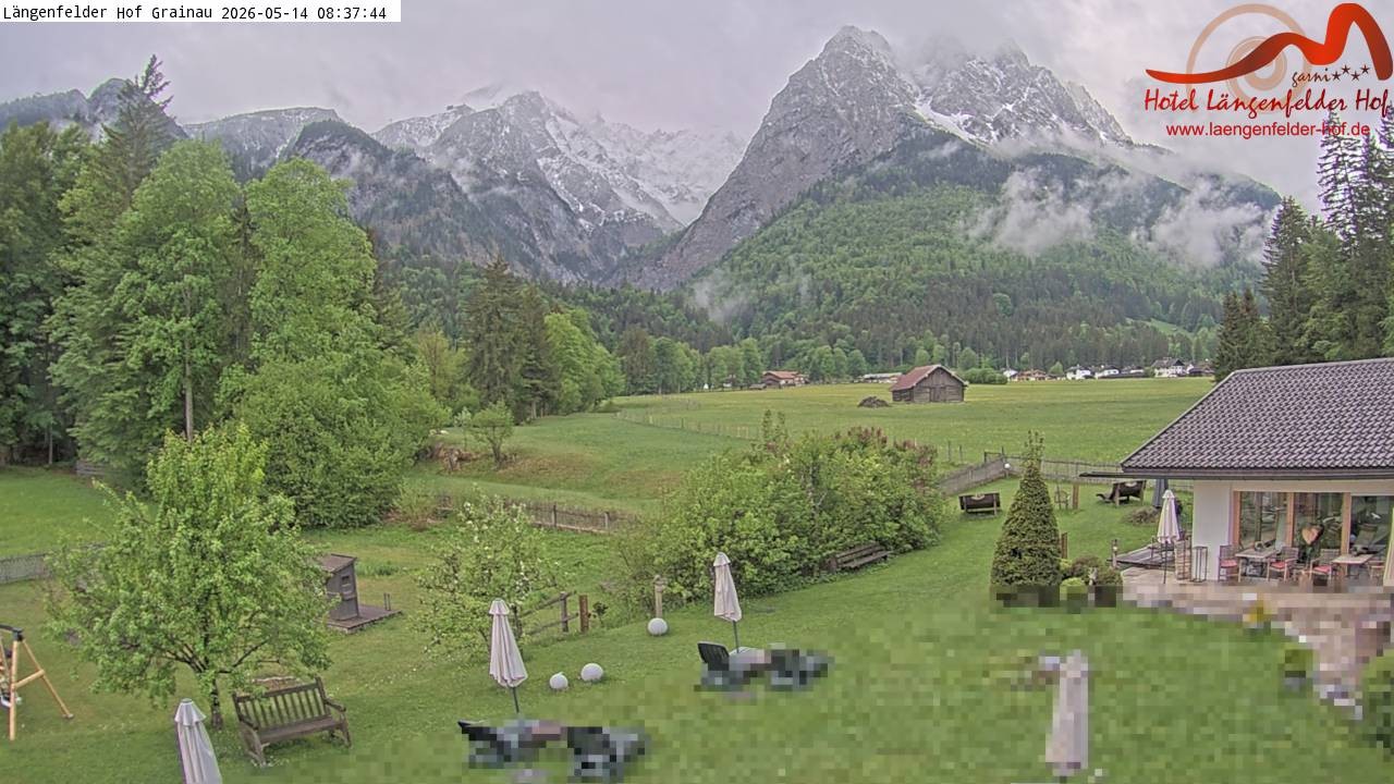 Archiv Foto Webcam Zugspitzdorf Grainau: Längenfelder Hof