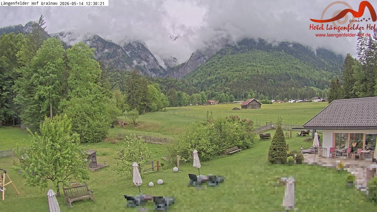 Archiv Foto Webcam Zugspitzdorf Grainau: Längenfelder Hof