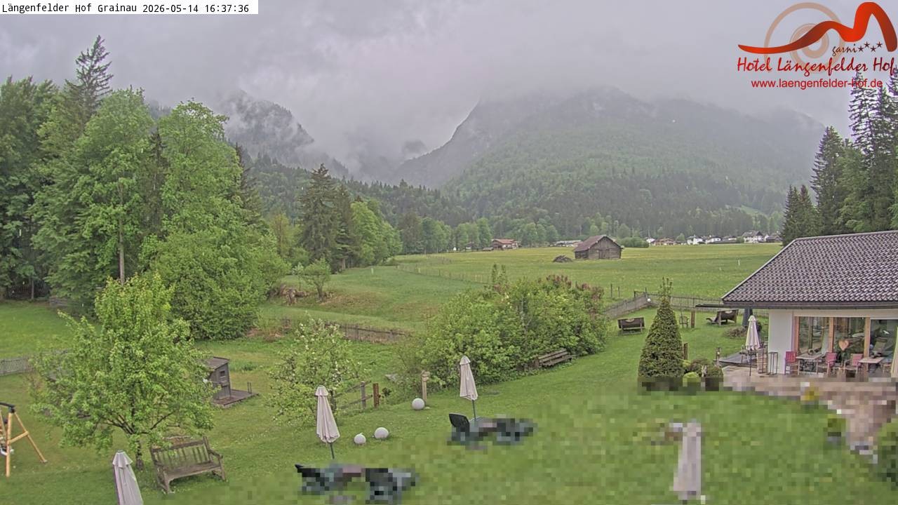 Archiv Foto Webcam Zugspitzdorf Grainau: Längenfelder Hof