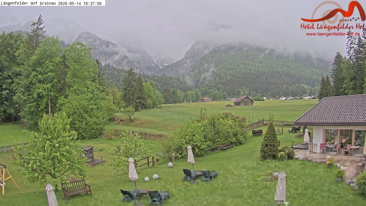 Archiv Foto Webcam Zugspitzdorf Grainau: Längenfelder Hof