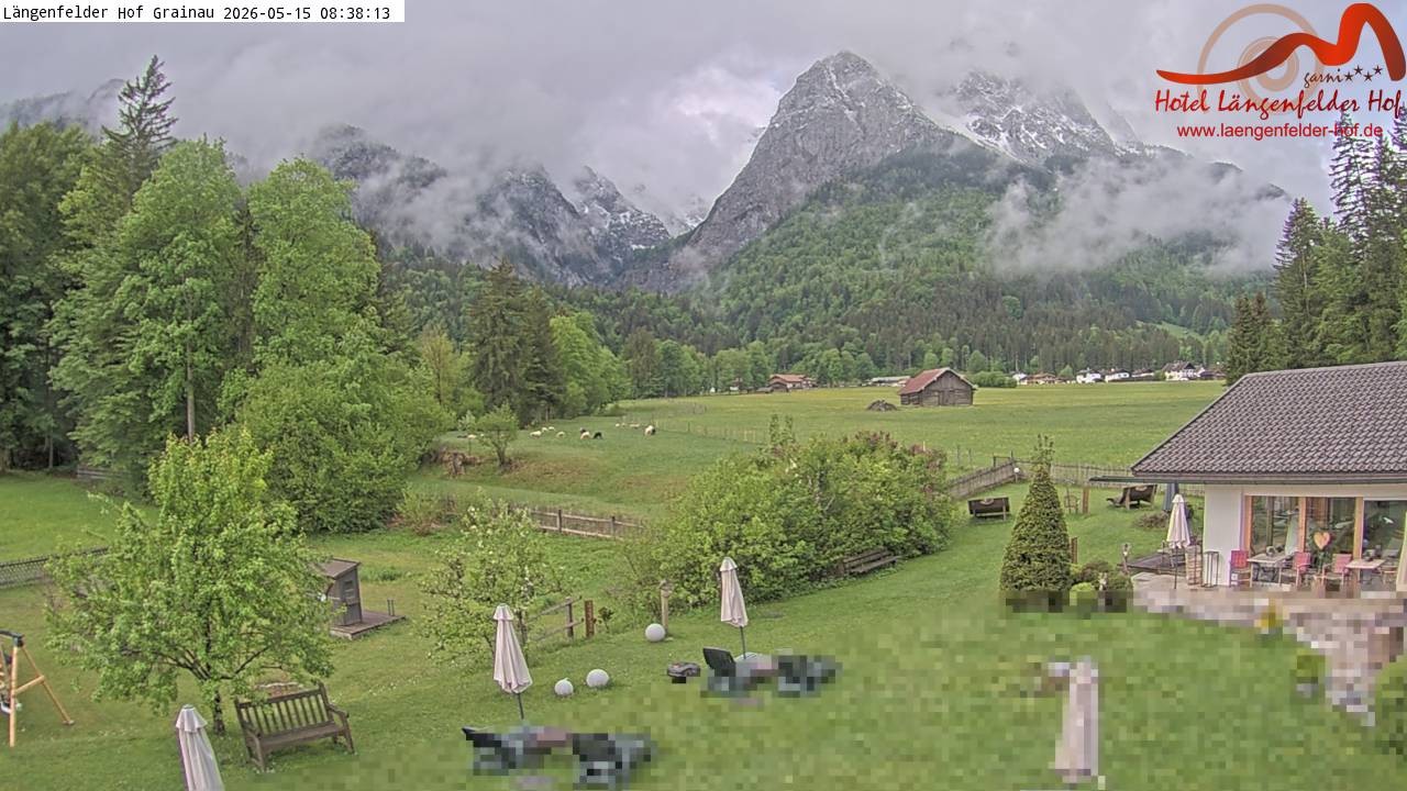 Archiv Foto Webcam Zugspitzdorf Grainau: Längenfelder Hof