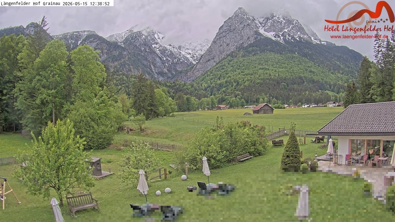 Archiv Foto Webcam Zugspitzdorf Grainau: Längenfelder Hof