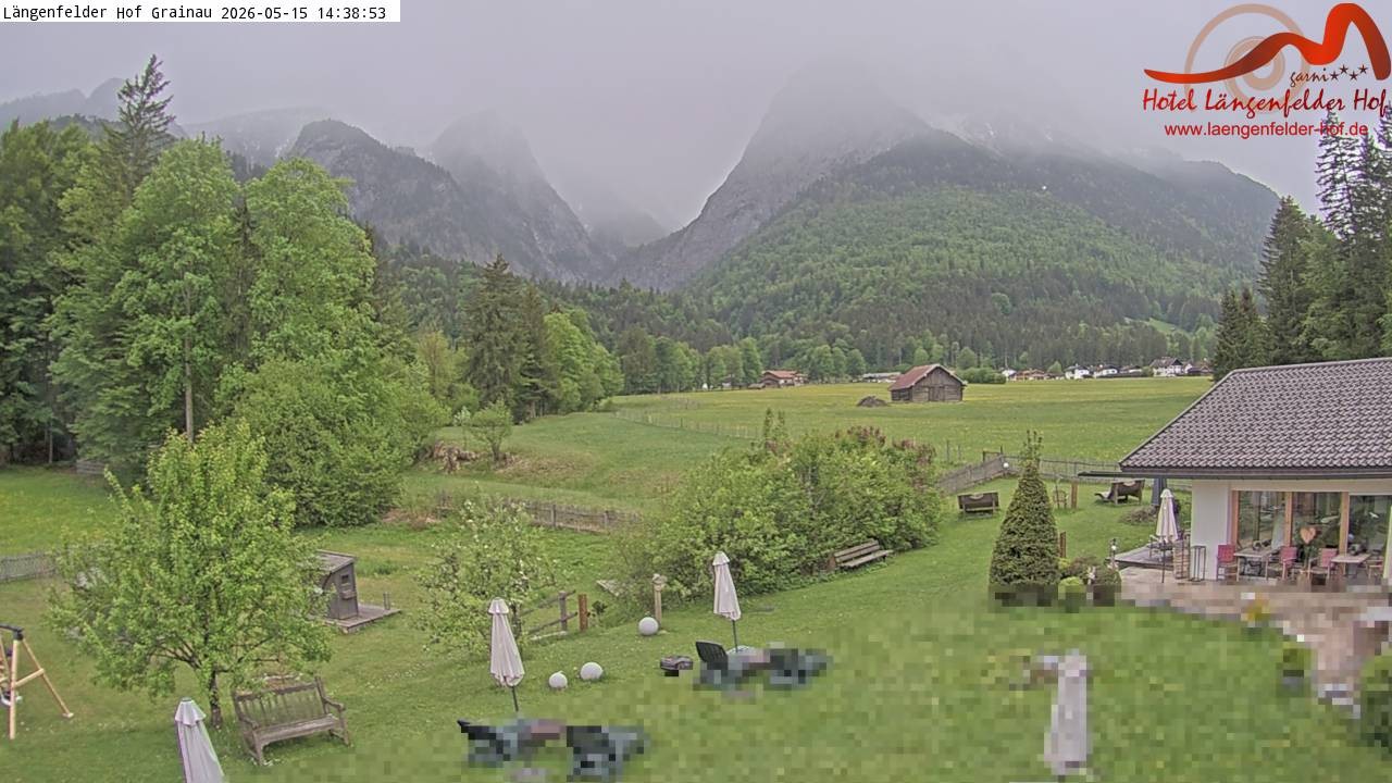 Archiv Foto Webcam Zugspitzdorf Grainau: Längenfelder Hof