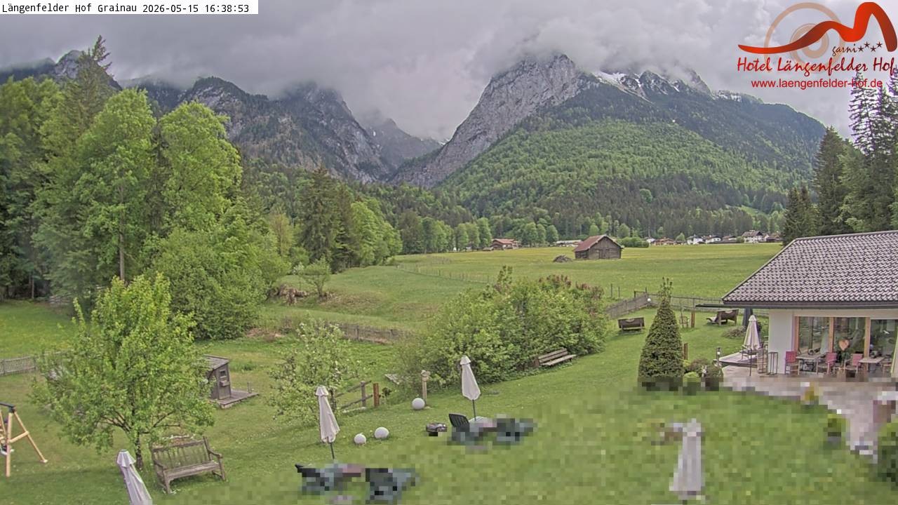 Archiv Foto Webcam Zugspitzdorf Grainau: Längenfelder Hof