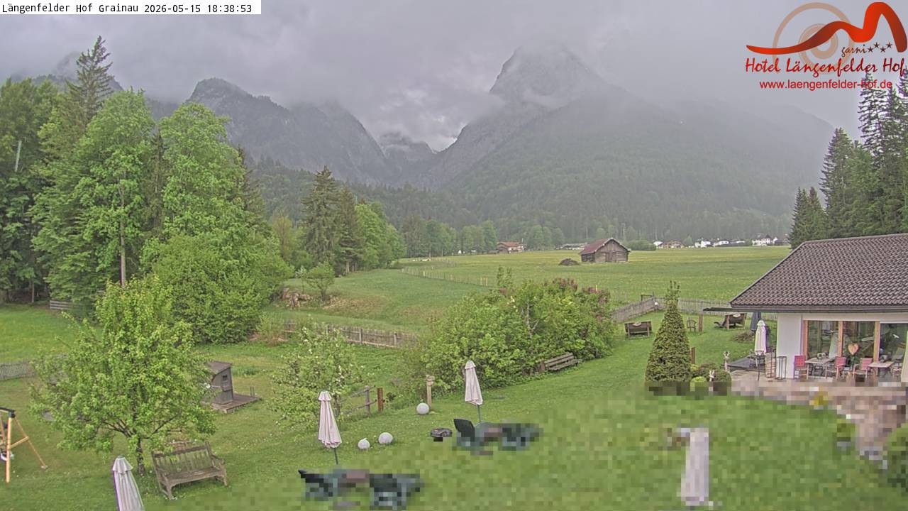 Archiv Foto Webcam Zugspitzdorf Grainau: Längenfelder Hof