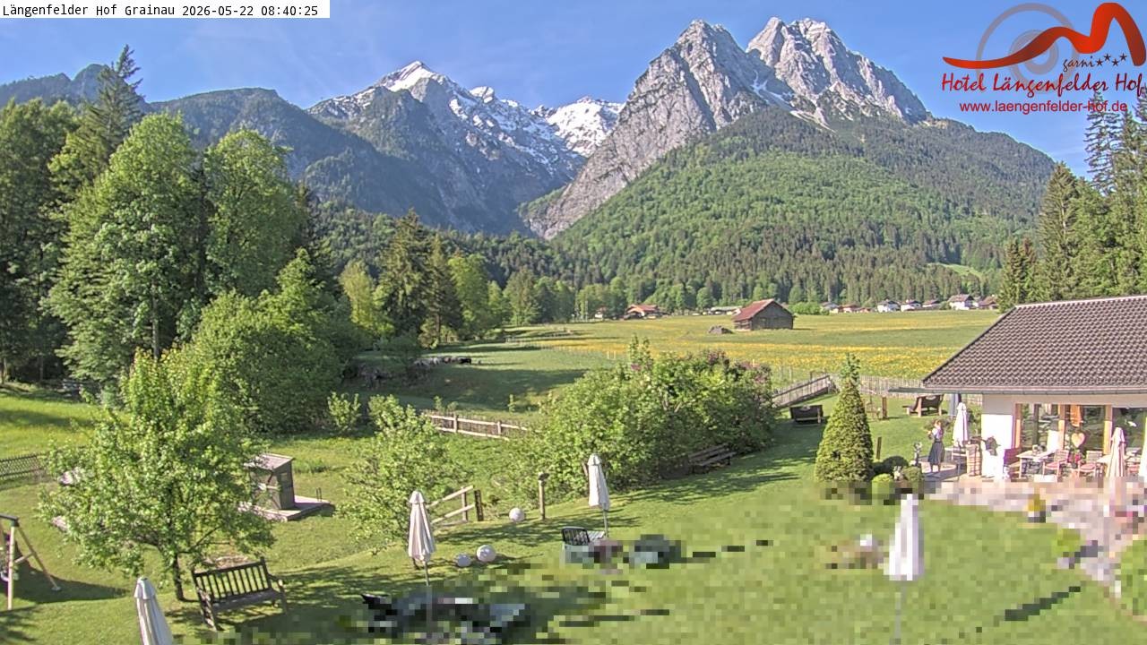 Archiv Foto Webcam Zugspitzdorf Grainau: Längenfelder Hof