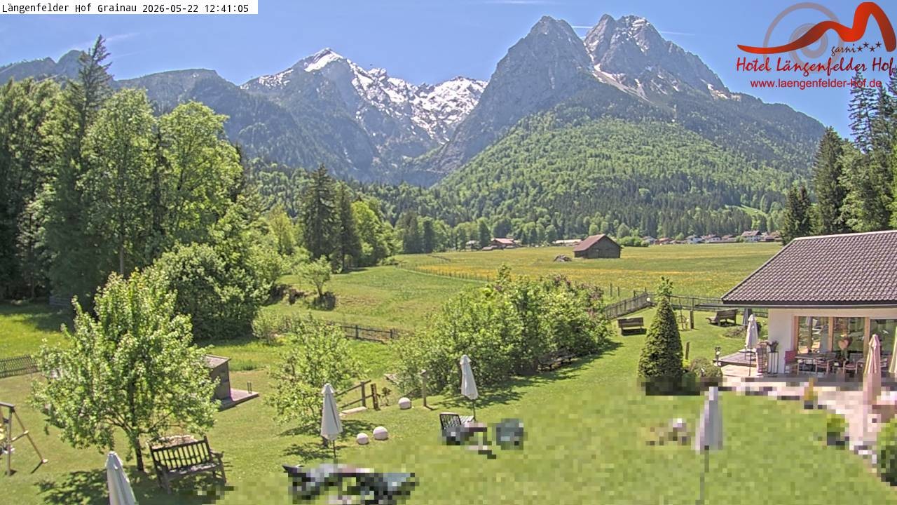 Archiv Foto Webcam Zugspitzdorf Grainau: Längenfelder Hof