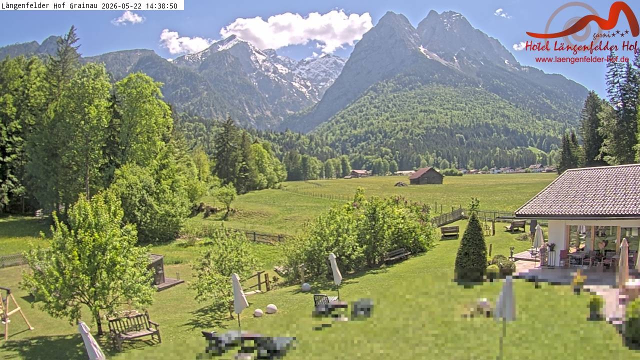 Archiv Foto Webcam Zugspitzdorf Grainau: Längenfelder Hof