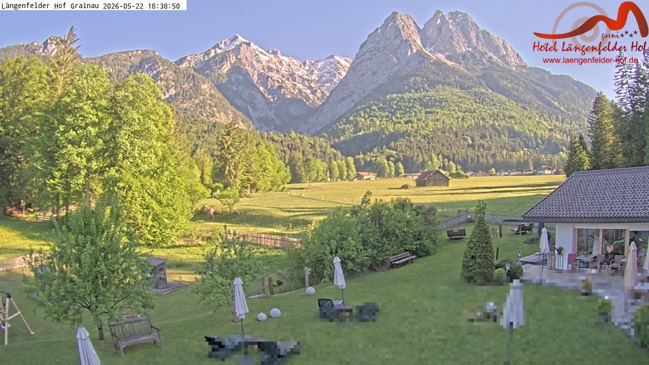 Archiv Foto Webcam Zugspitzdorf Grainau: Längenfelder Hof