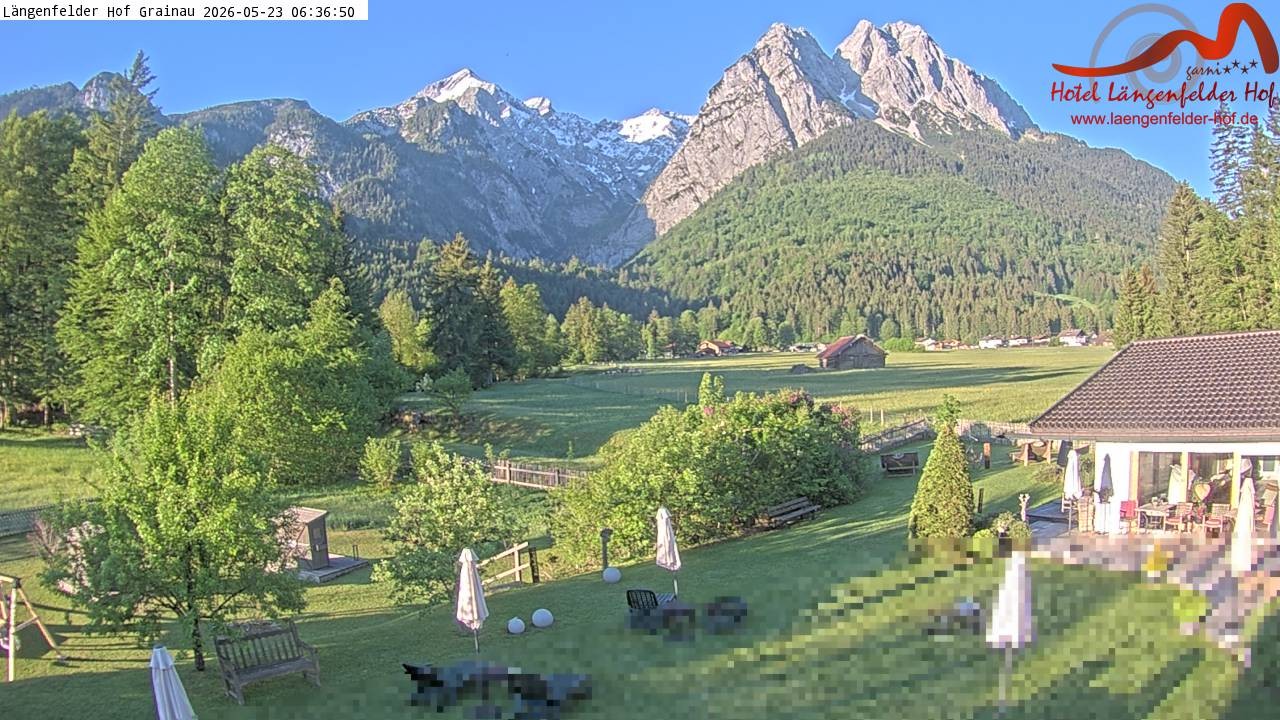Archiv Foto Webcam Zugspitzdorf Grainau: Längenfelder Hof