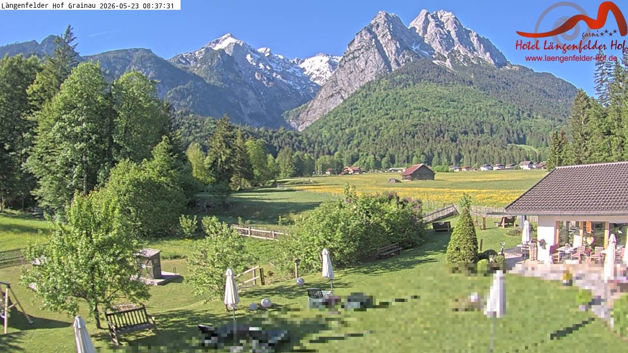Archiv Foto Webcam Zugspitzdorf Grainau: Längenfelder Hof