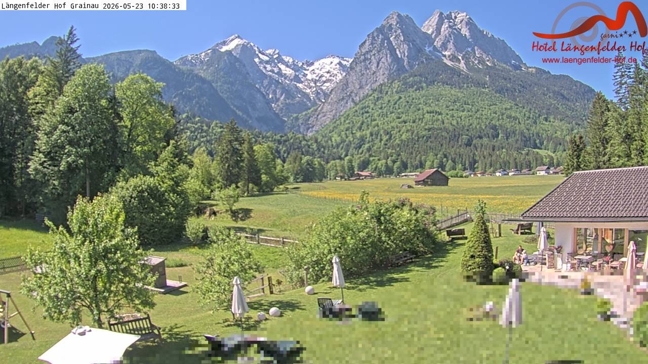 Archiv Foto Webcam Zugspitzdorf Grainau: Längenfelder Hof