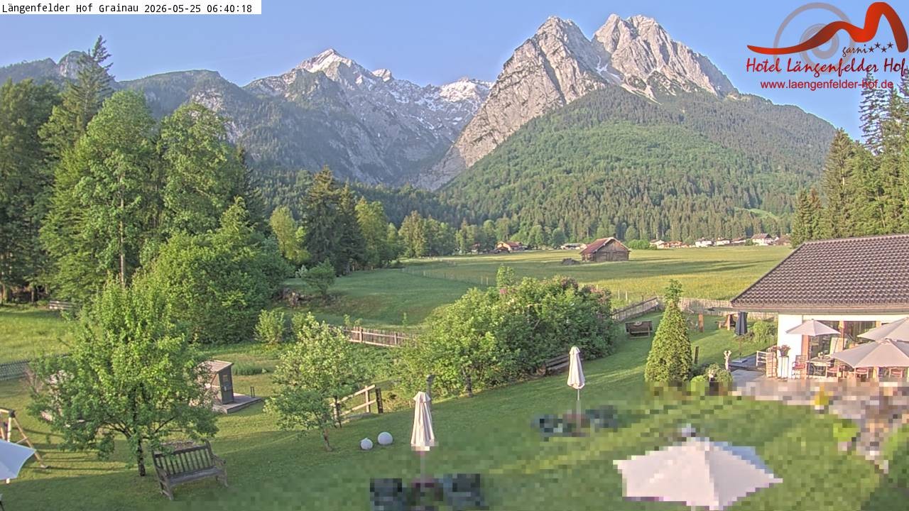 Archiv Foto Webcam Zugspitzdorf Grainau: Längenfelder Hof