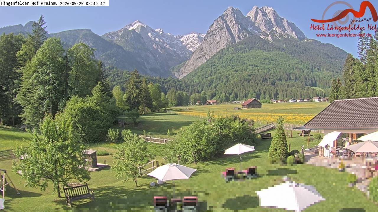 Archiv Foto Webcam Zugspitzdorf Grainau: Längenfelder Hof