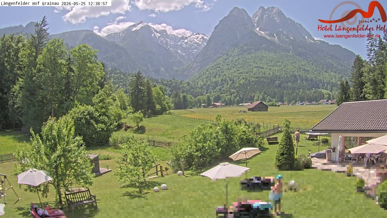 Archiv Foto Webcam Zugspitzdorf Grainau: Längenfelder Hof