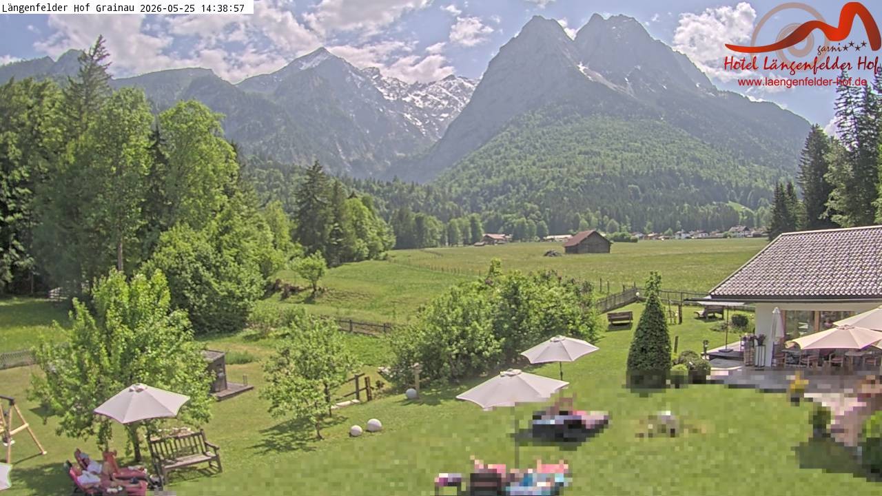 Archiv Foto Webcam Zugspitzdorf Grainau: Längenfelder Hof