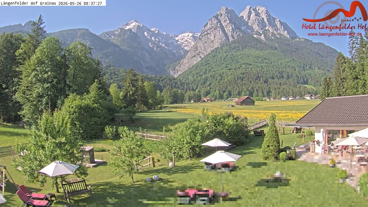 Archiv Foto Webcam Zugspitzdorf Grainau: Längenfelder Hof