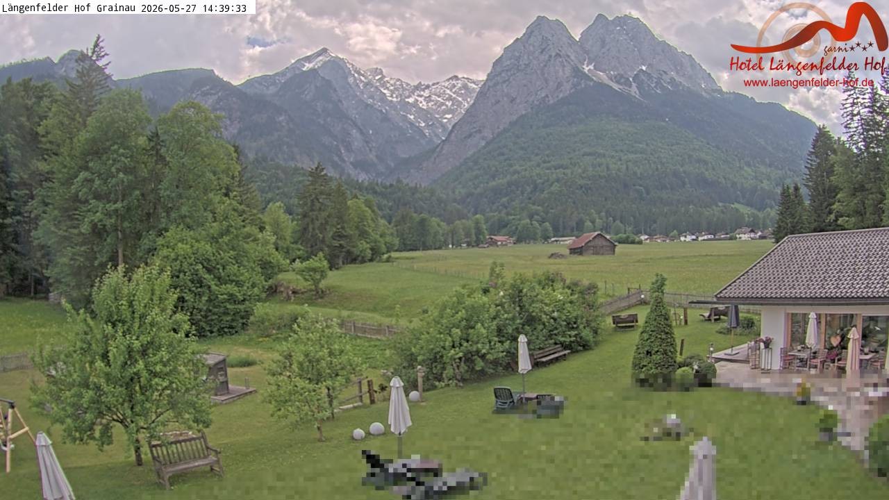 Archiv Foto Webcam Zugspitzdorf Grainau: Längenfelder Hof