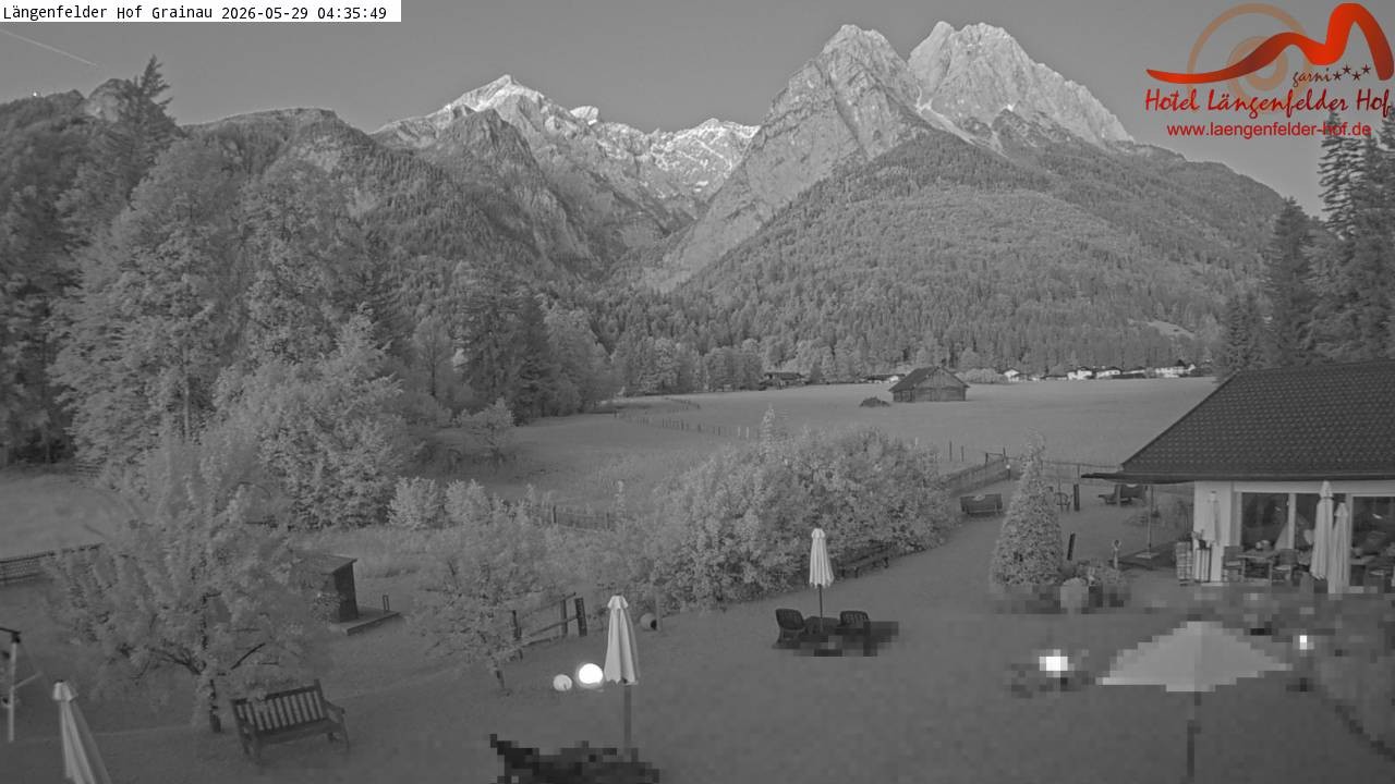 Archiv Foto Webcam Zugspitzdorf Grainau: Längenfelder Hof