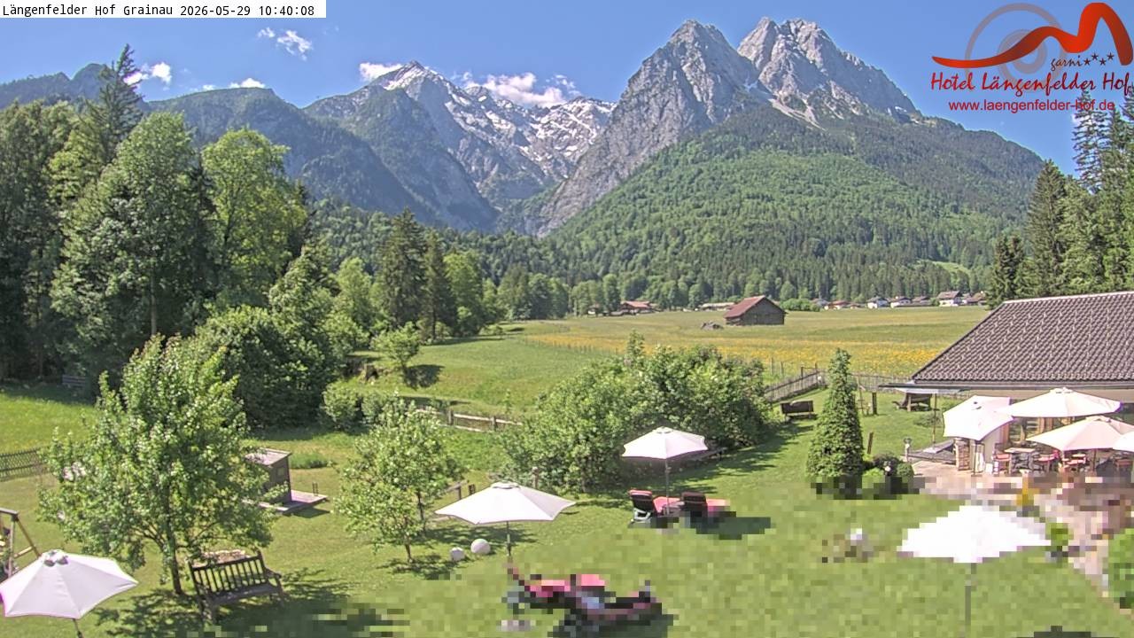Archiv Foto Webcam Zugspitzdorf Grainau: Längenfelder Hof