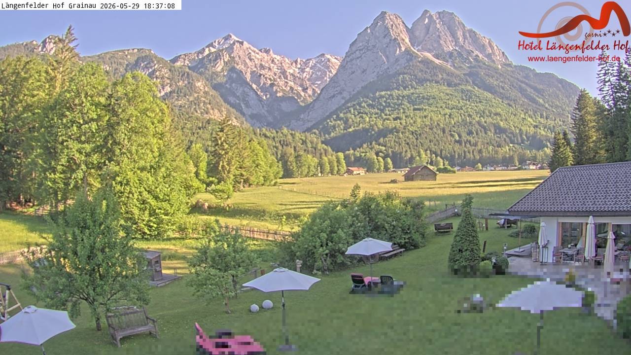 Archiv Foto Webcam Zugspitzdorf Grainau: Längenfelder Hof
