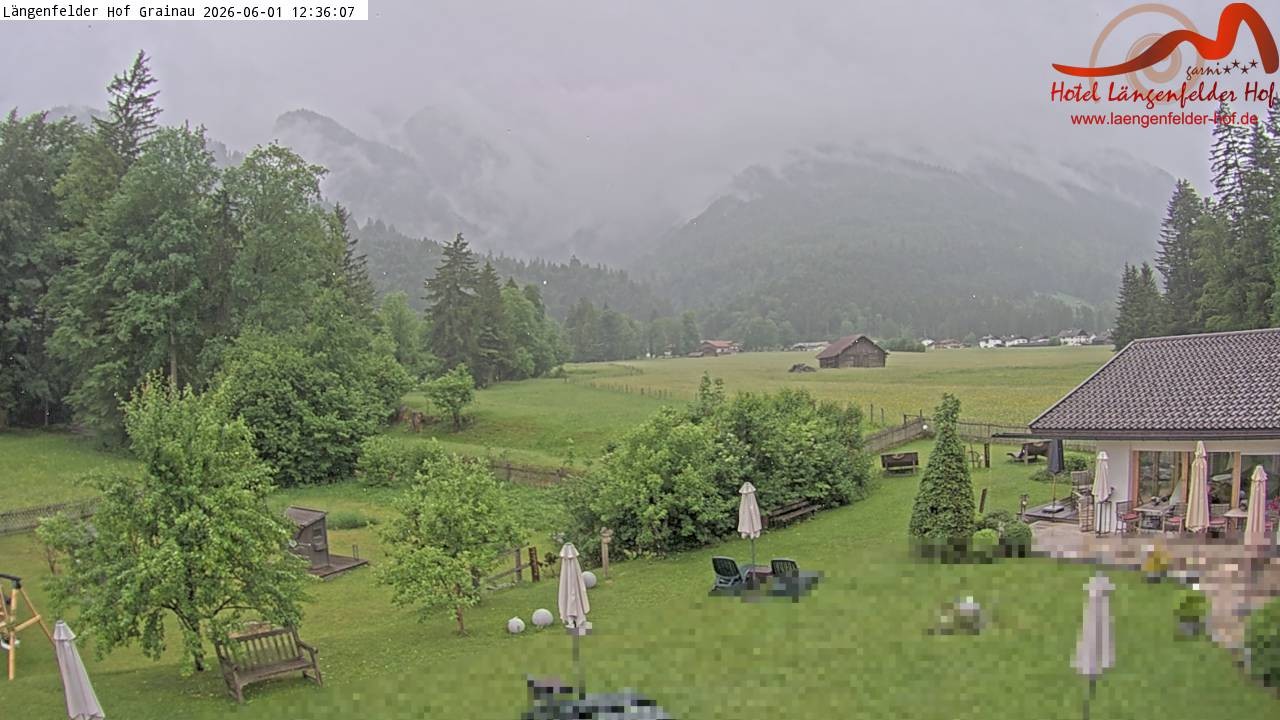 Archiv Foto Webcam Zugspitzdorf Grainau: Längenfelder Hof