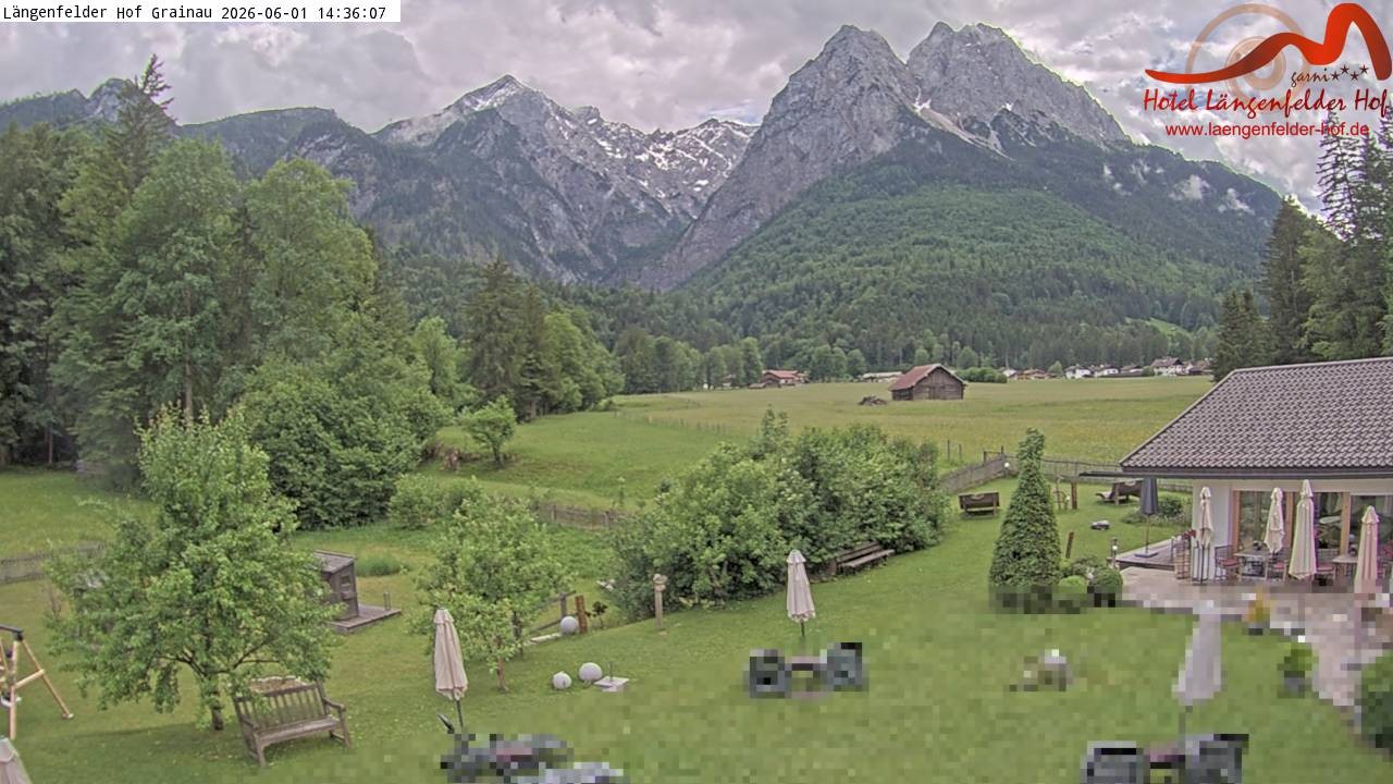 Archiv Foto Webcam Zugspitzdorf Grainau: Längenfelder Hof
