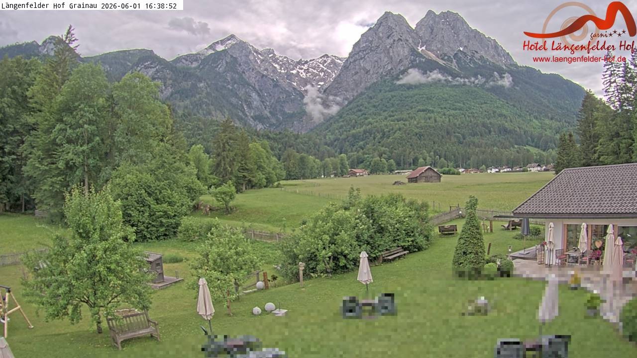 Archiv Foto Webcam Zugspitzdorf Grainau: Längenfelder Hof