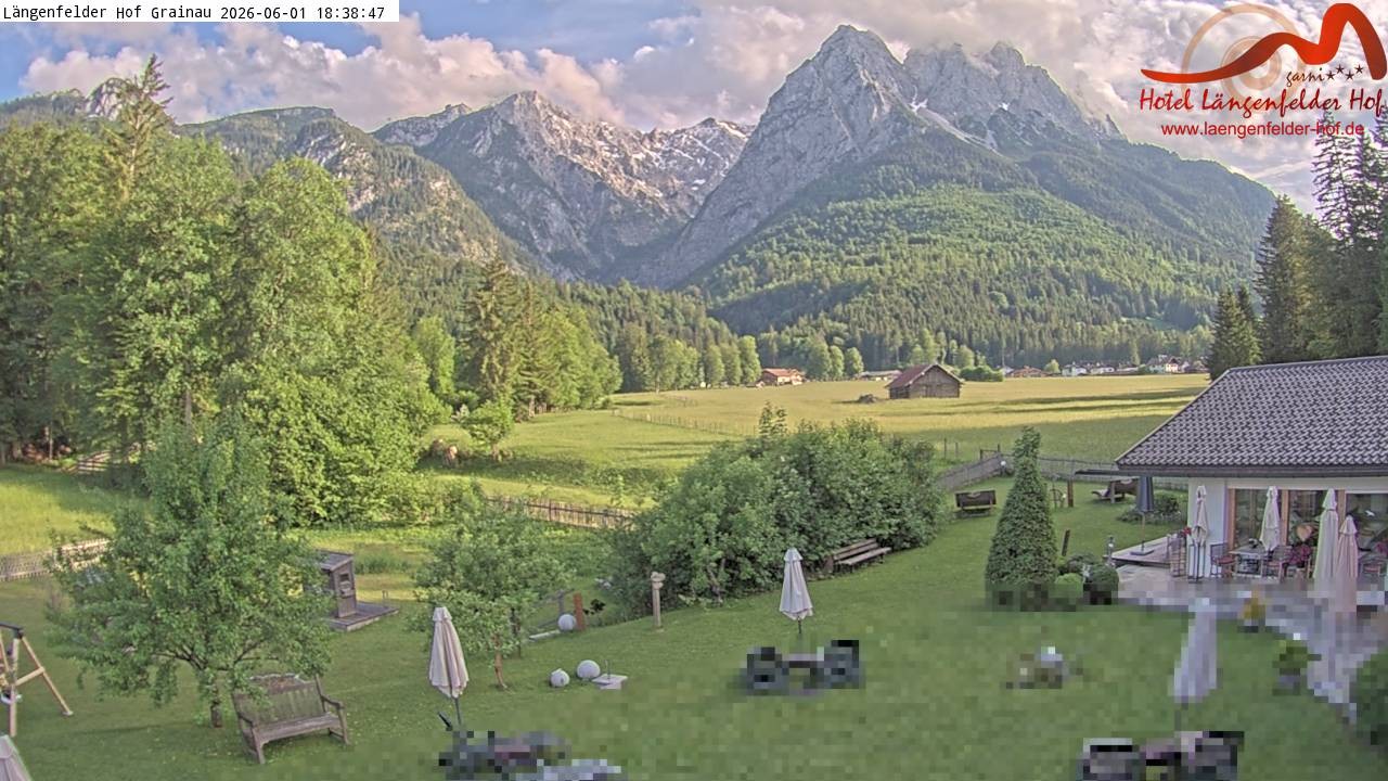 Archiv Foto Webcam Zugspitzdorf Grainau: Längenfelder Hof