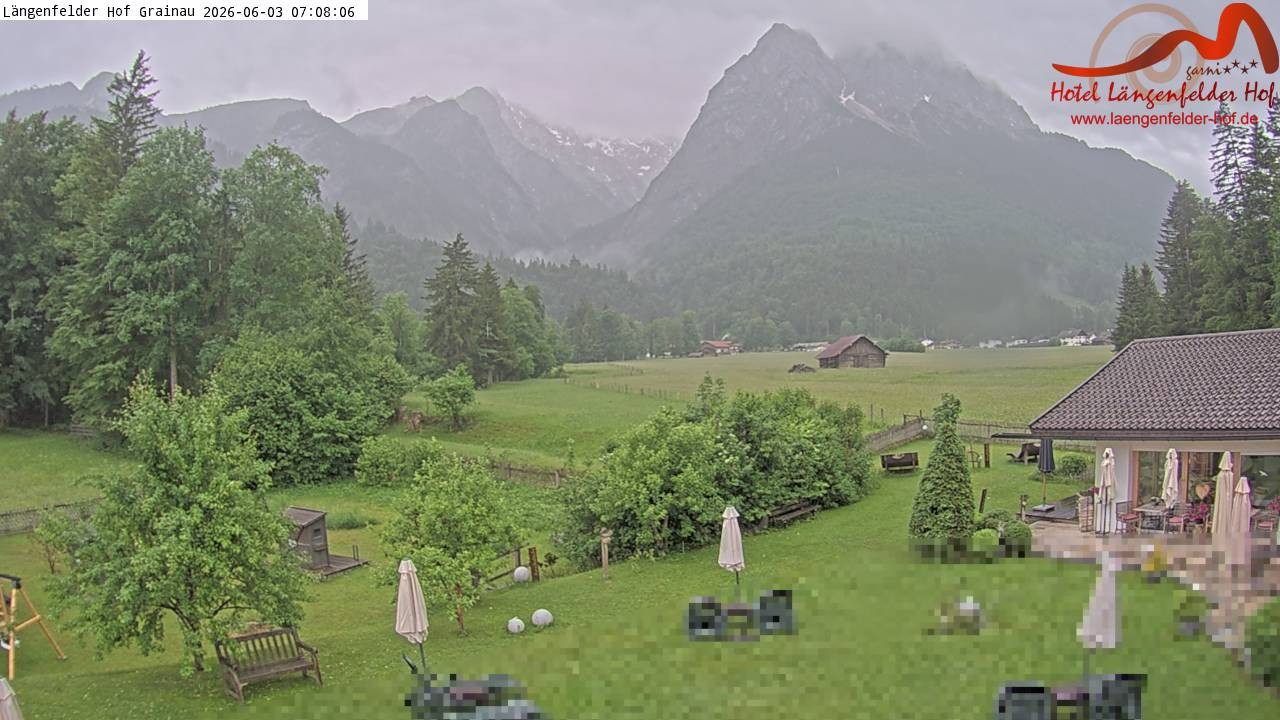 Archiv Foto Webcam Zugspitzdorf Grainau: Längenfelder Hof