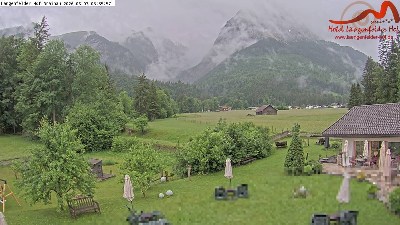 Archiv Foto Webcam Zugspitzdorf Grainau: Längenfelder Hof