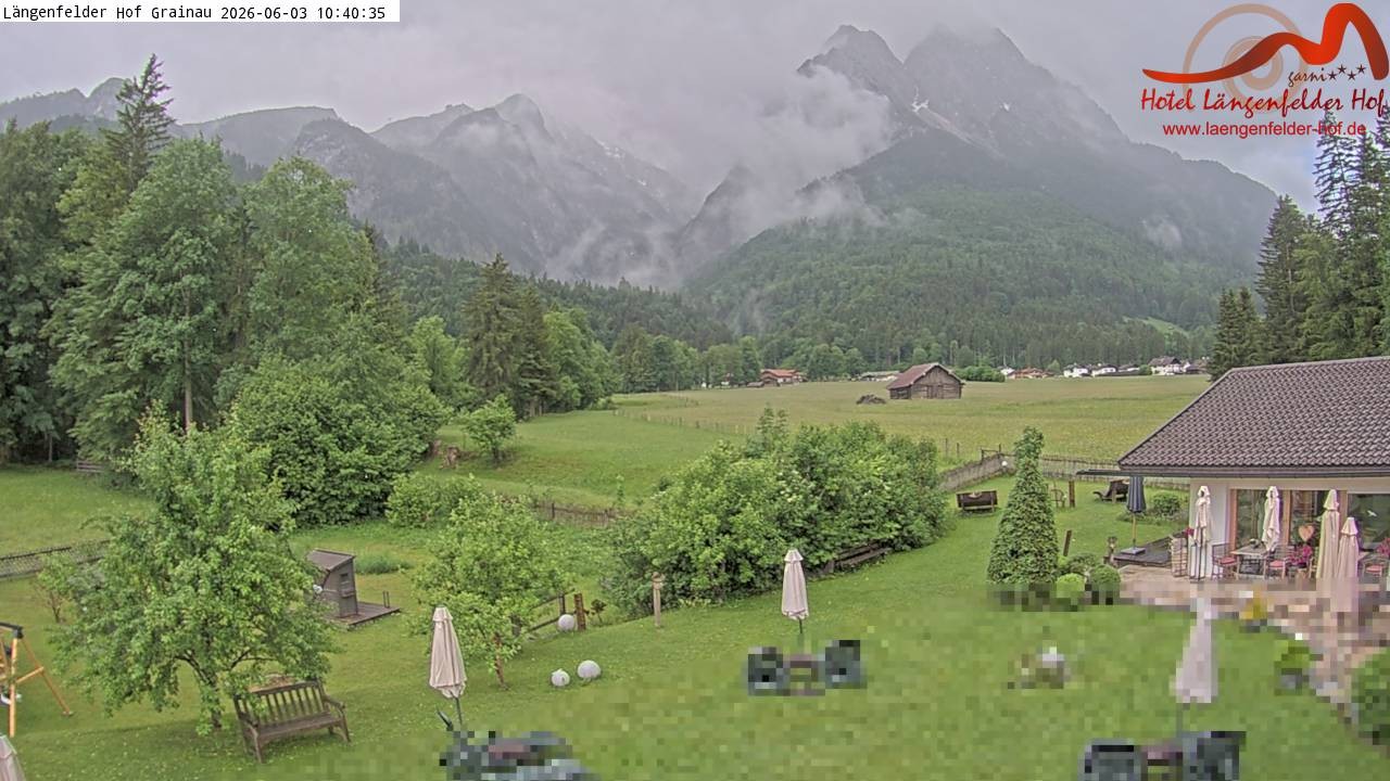 Archiv Foto Webcam Zugspitzdorf Grainau: Längenfelder Hof
