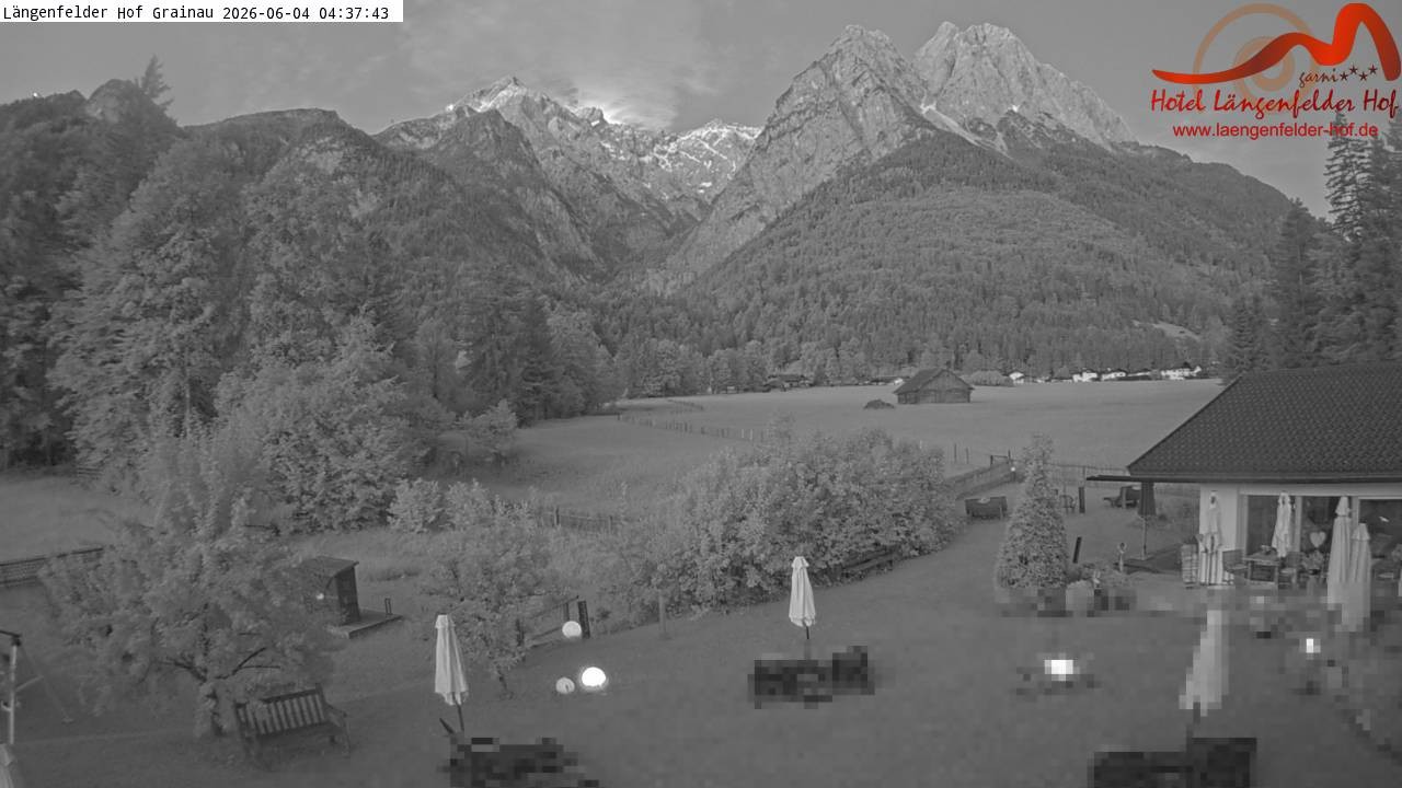 Archiv Foto Webcam Zugspitzdorf Grainau: Längenfelder Hof