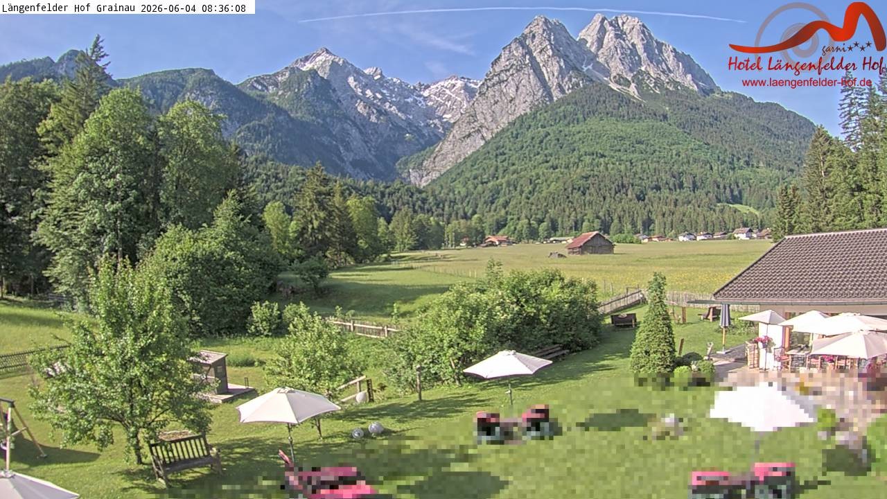 Archiv Foto Webcam Zugspitzdorf Grainau: Längenfelder Hof