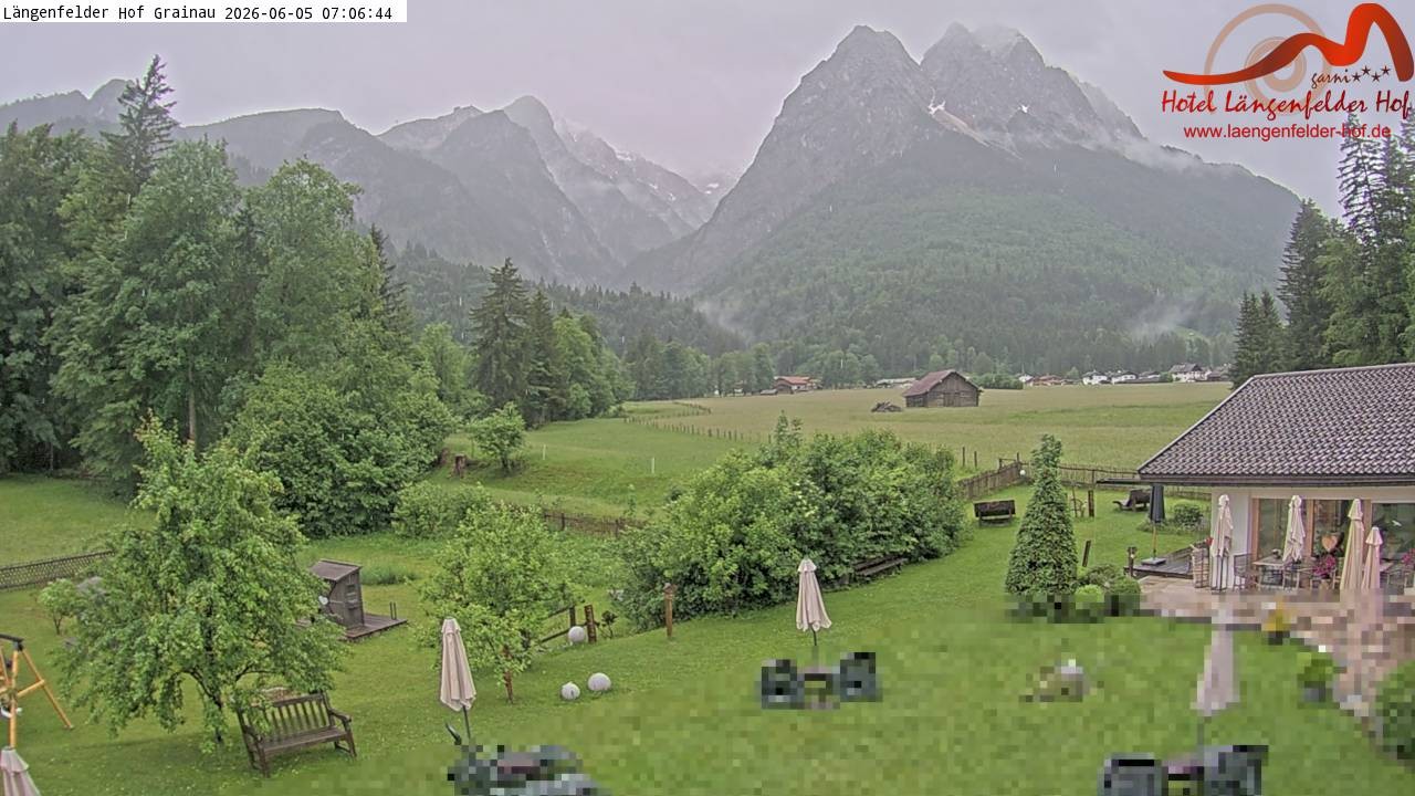 Archiv Foto Webcam Zugspitzdorf Grainau: Längenfelder Hof