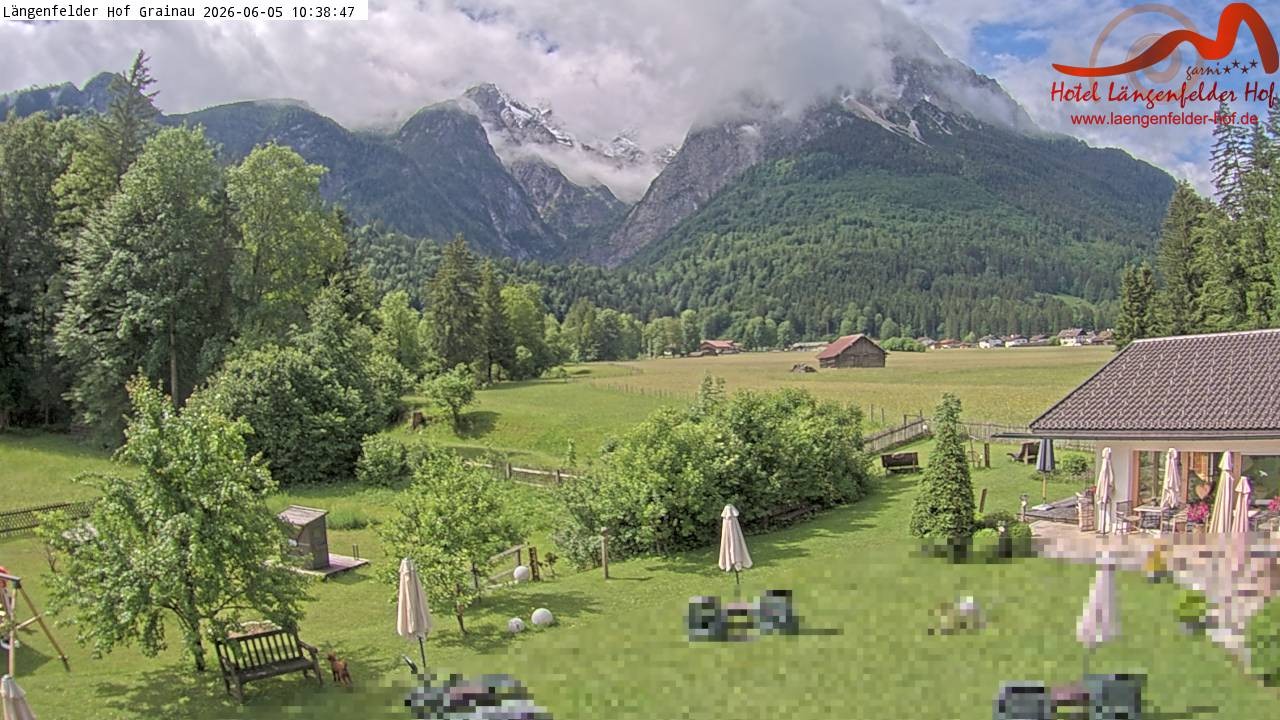 Archiv Foto Webcam Zugspitzdorf Grainau: Längenfelder Hof