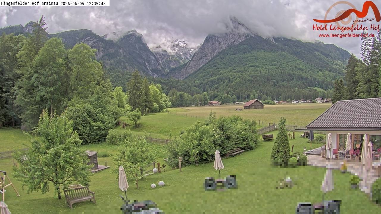 Archiv Foto Webcam Zugspitzdorf Grainau: Längenfelder Hof