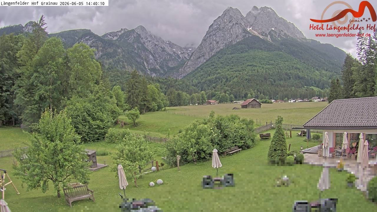 Archiv Foto Webcam Zugspitzdorf Grainau: Längenfelder Hof
