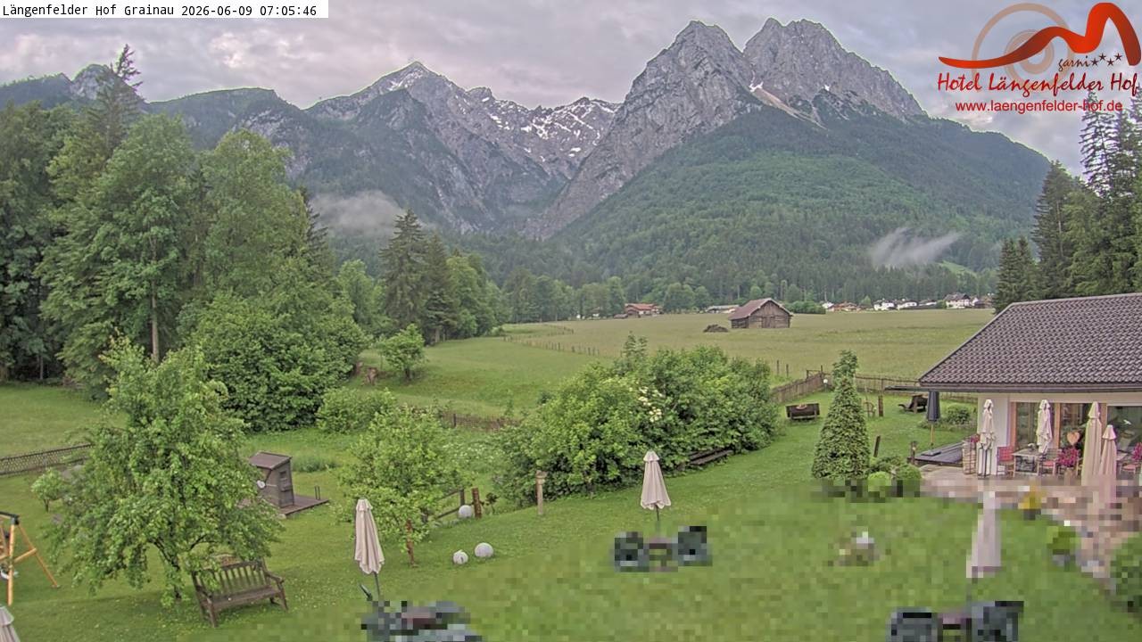 Archiv Foto Webcam Zugspitzdorf Grainau: Längenfelder Hof