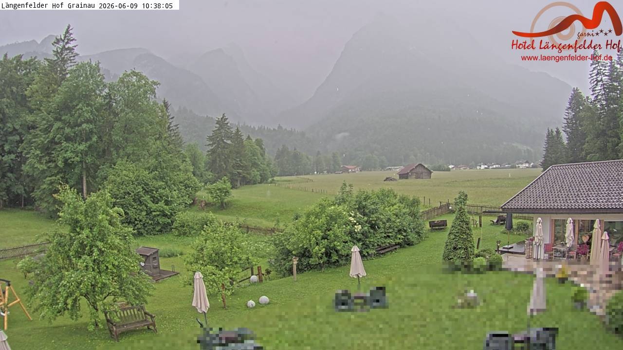Archiv Foto Webcam Zugspitzdorf Grainau: Längenfelder Hof
