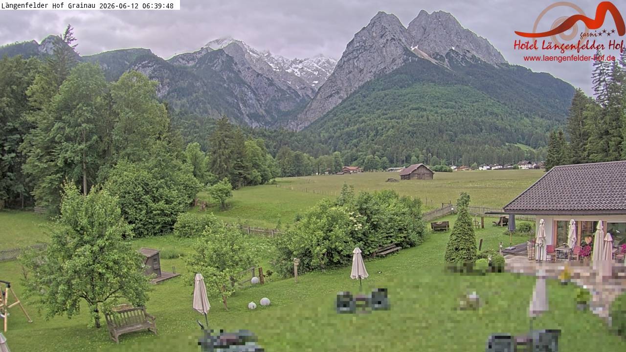 Archiv Foto Webcam Zugspitzdorf Grainau: Längenfelder Hof